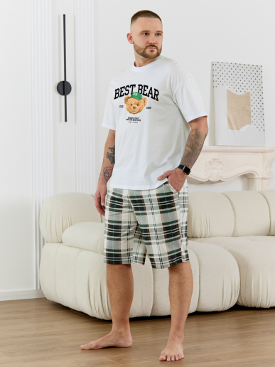 Мужской костюм Мишель-7 / зелёный