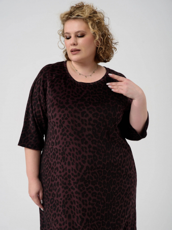 Женская туника "Сафари" 2427-В / Бордовый