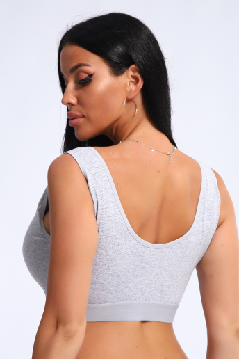 Топ-лиф женский 28587 / серый