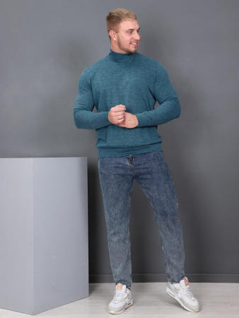 Водолазка мужская Бадлон / петроль