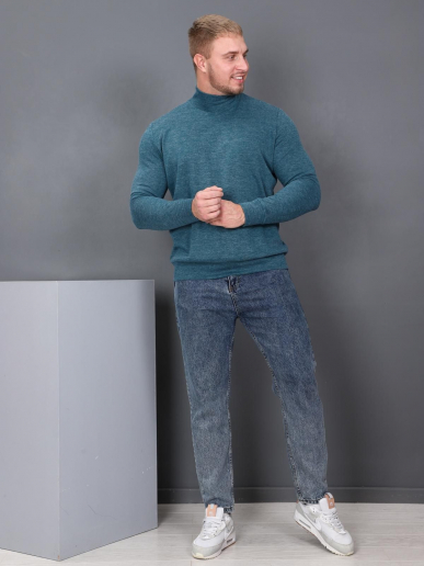 Водолазка мужская Бадлон / петроль