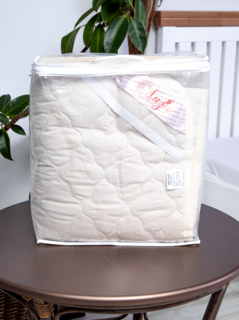 Наматрасник овечья шерсть микрофибра