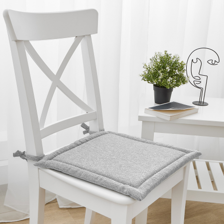 Подушка для стула "Волшебная Ночь" 40/40 Пепельно-серый