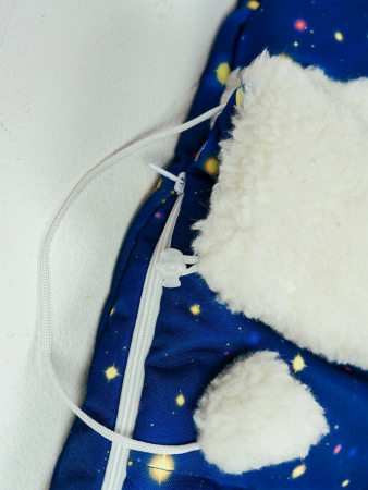 Детский конверт меховой на выписку / Звезды