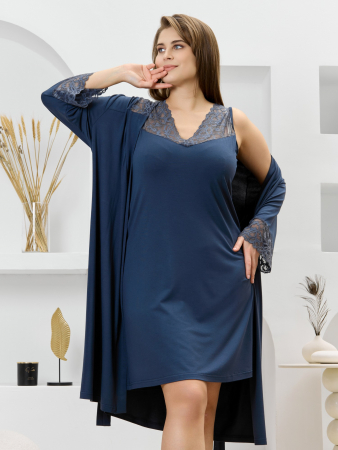 Женская сорочка Джара-1 / антрацит