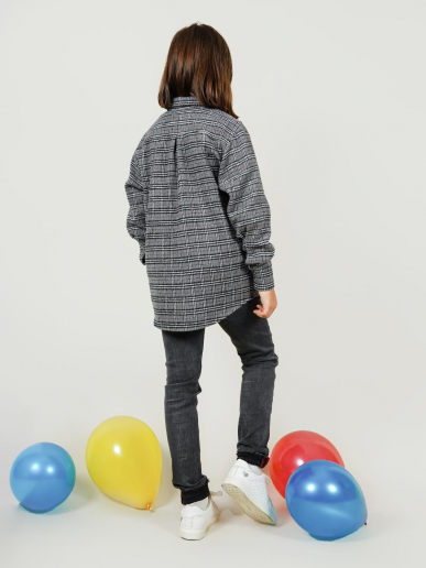 Рубашка детская РилТок / серый