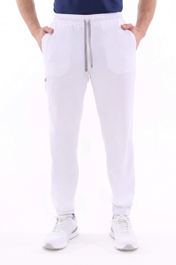 Брюки медицинские мужские 1-50-05-0 / Silva 0 Crystal white