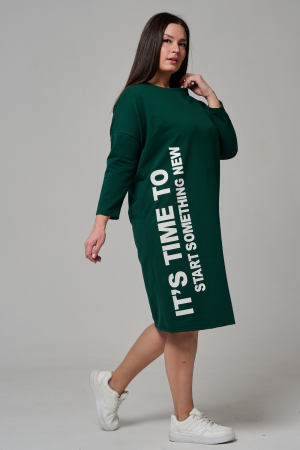 Женское платье 7501 / изумруд