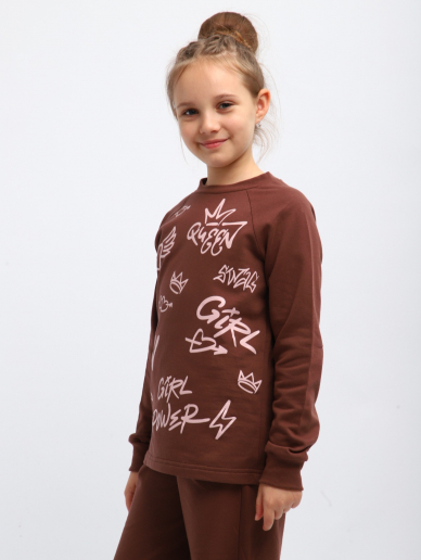 Детская пижама "Квин" / Шоколад