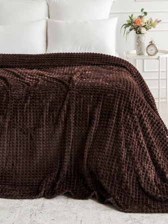 Плед велсофт квадрат ОПТ / В ассортименте