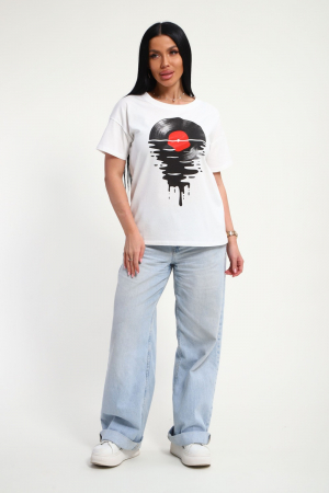 Женская футболка 85664 / белый