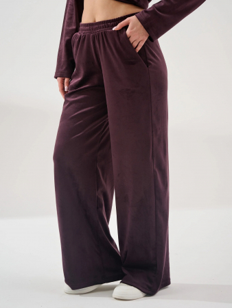 Женский костюм "Бархат" 2406-В / Бордовый