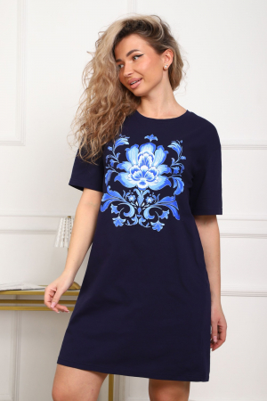Женская туника 29534 / темно-синий