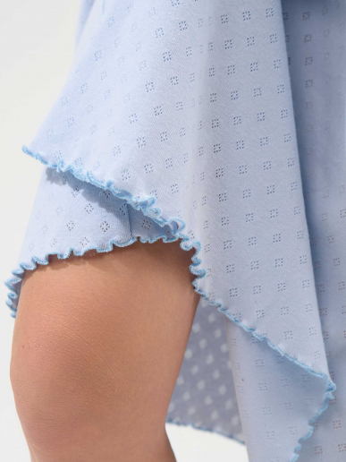 Женская сорочка "Шарм" 2433-Рн / Голубой