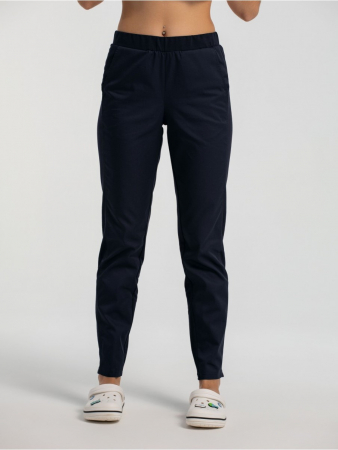 Брюки медицинские женские Б040 / Темно-синий