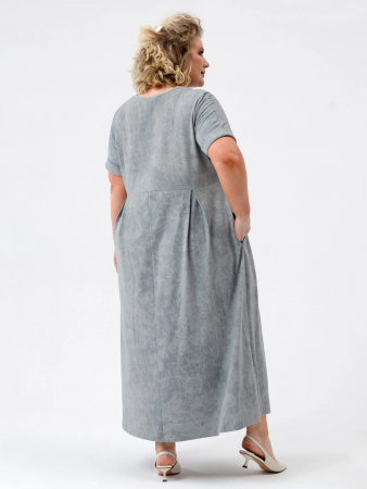 Женское платье "Винтаж" 2285-К / Серый