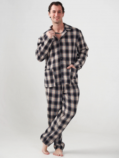 Мужская пижама "Добрый вечер" 2162-Ф / Темно-синий