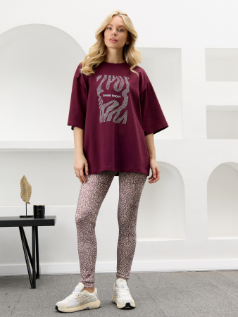 Женские леггинсы Флеш-1 / бежевый