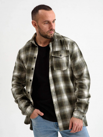 Мужская сорочка верхняя "Имидж" 2185-Ф / Хаки