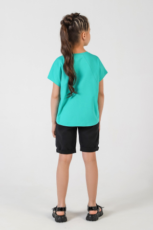 Футболка для девочки Гретта-1 / Ментоловый
