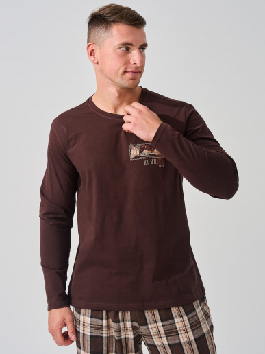 Мужская пижама "Мост" 2397-К/Ф / Коричневый