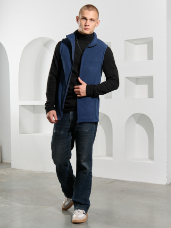 Жилет мужской Алтай-3 / тёмно-синий