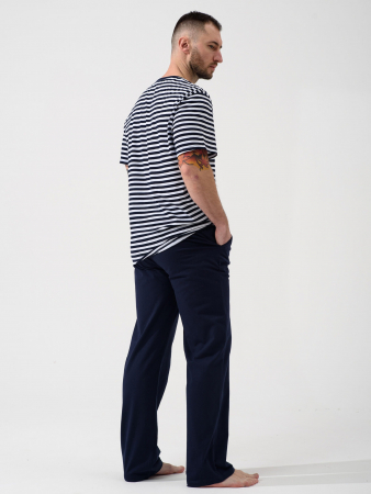 Мужская пижама "Полоса" 2440-К / Синий