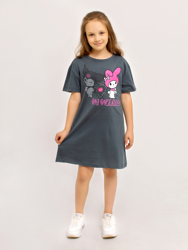 Платье детское "Милашка" арт. дк335 / серый