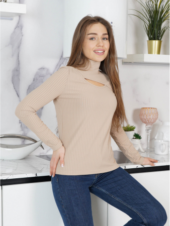 Женская водолазка Марсель / Бежевый