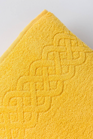 Полотенце махровое Донецкая Мануфактура Plait / Желтый