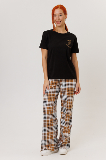 Женский костюм с брюками 2260 / Горчичный