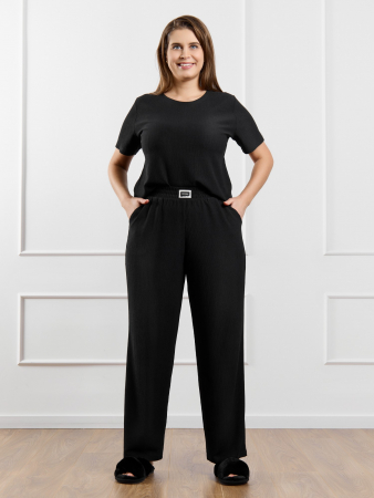 Женская футболка Рената-4 / чёрный