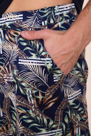 Мужской костюм Папоротник 806 / Темно-синий