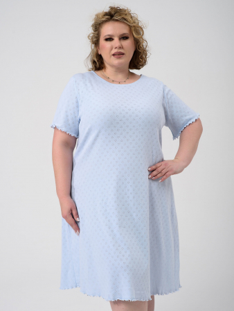 Женская сорочка "Шарм" 2433-Рн / Голубой