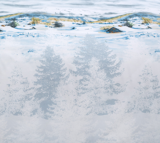 Постельное белье перкаль зима-лето / Снежное сияние 1