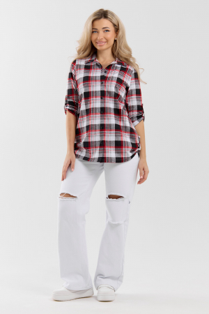 Женская рубашка 36988 / красный