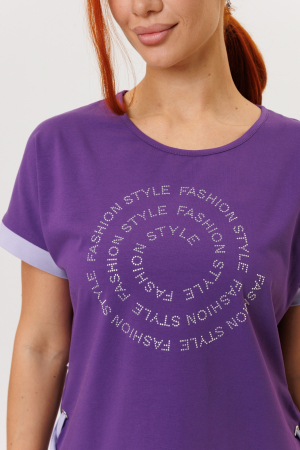 Женский костюм с бермудами 2150/2 / Фиолетовый