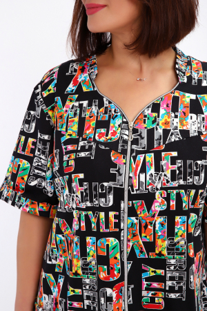 Женский халат 88146 / черный