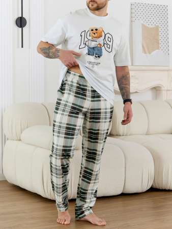 Мужской костюм Мишель-6 / зелёный