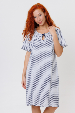 Женская ночная сорочка 2119/2 / Горох