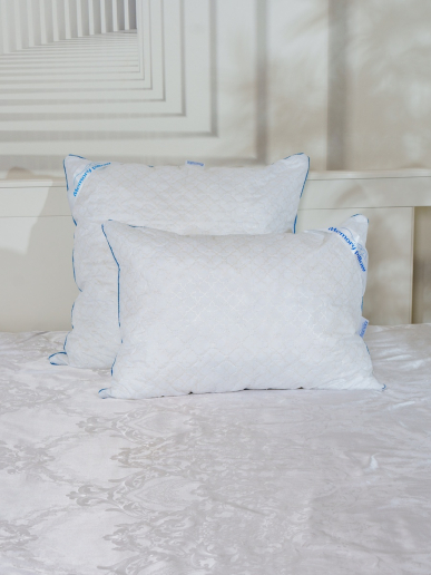 Подушка ортопедическая с латексной крошкой / Белая