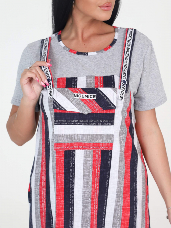 Женское платье СТРАЙК ПлК-52 / Столицы красный