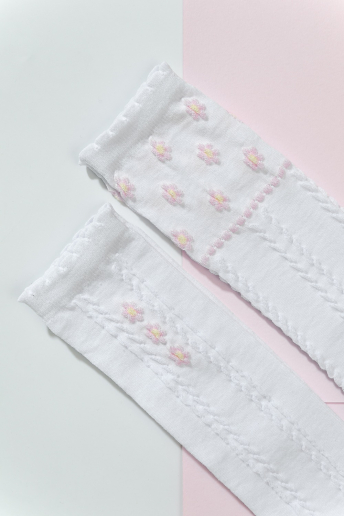 Детские гольфы Незабудка (набор 2 пары) / белый