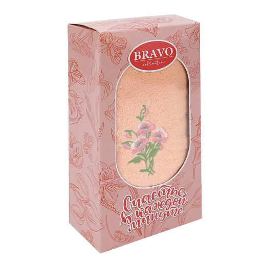 Полотенце микрофибра НВ Весна м9011_02 S / Розовый