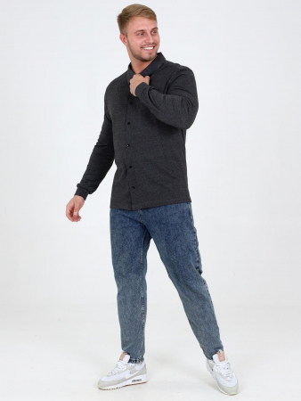 Мужская рубашка Роки / антрацит