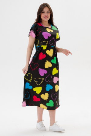 Платье женское из кулирки Миранда / Солнечное сердце