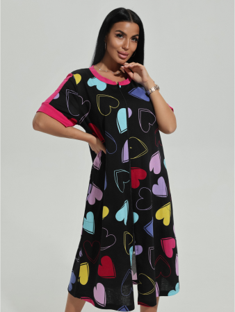 Женский халат Барышня / Сердца