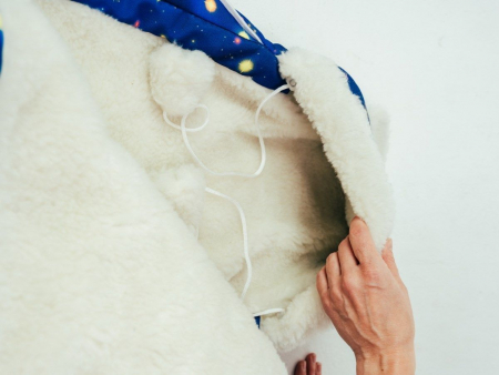 Детский конверт меховой на выписку / Звезды