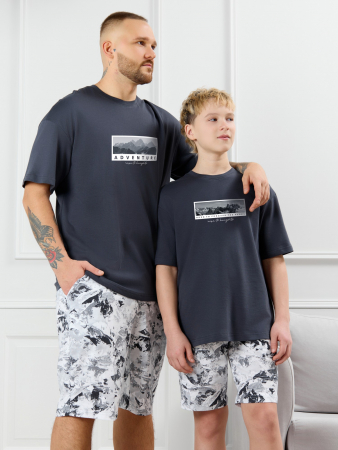 Мужской костюм Олимп-4 КП-164 / графитовый