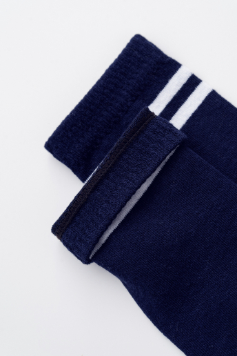 Гольфы женские Школа (набор 2 пары) / белый, темно-синий